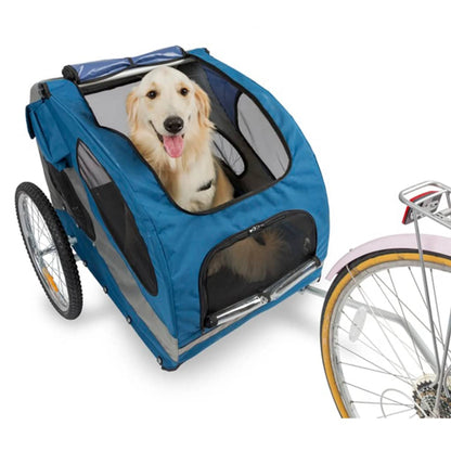 PetSafe Remorque de vélo pour chien Happy Ride L Bleu