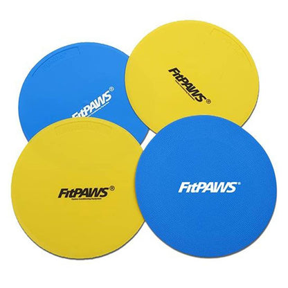 FitPAWS Cibles 4 pcs Jaune et bleu