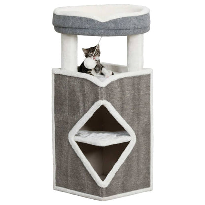 TRIXIE Tour pour chats Arma Gris bleu et blanc