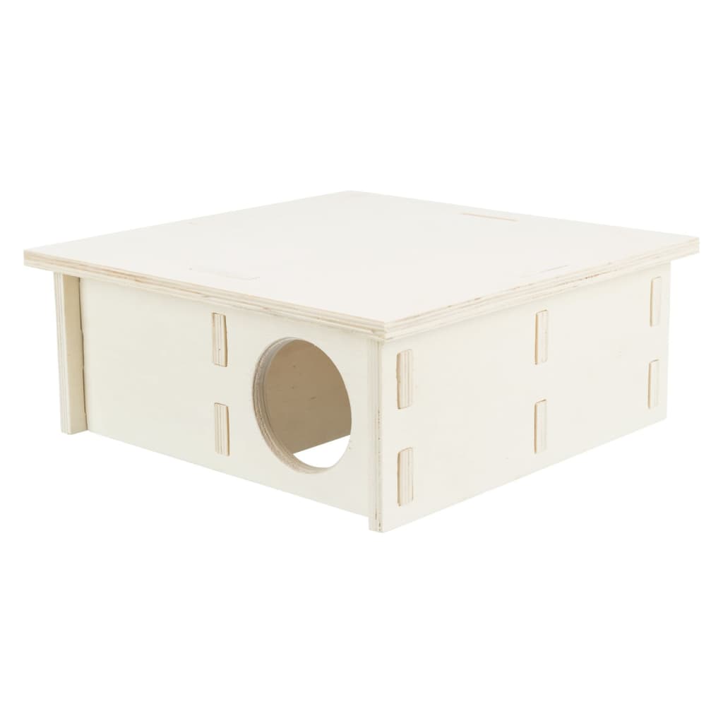 TRIXIE Maison pour rongeurs à 4 pièces 25x10x25 cm Bois