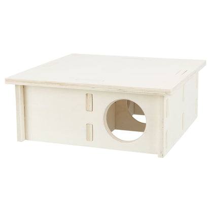 TRIXIE Maison pour rongeurs à 4 pièces 25x10x25 cm Bois