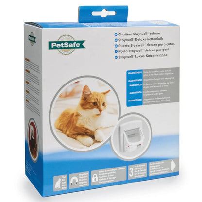 PetSafe Chatière magnétique à 4 voies Deluxe 400 Blanc