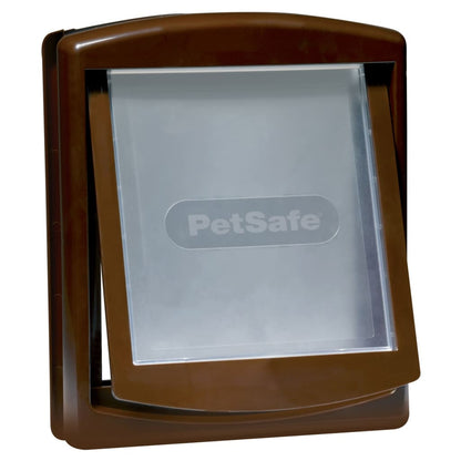 PetSafe Porte à 2 voies pour chiens 755 Medium 26,7 x 22,8 cm Marron