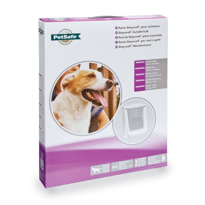 PetSafe Porte pr chiens à 2 voies 760 Large 35,6x30,5 cm Blanc