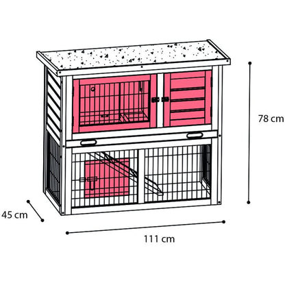 FLAMINGO Clapier Loft Urban 111x45x78 cm