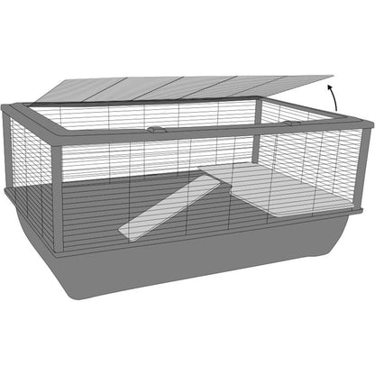 FLAMINGO Cage pour petits animaux Elsa Petit 77x47x36,5 cm