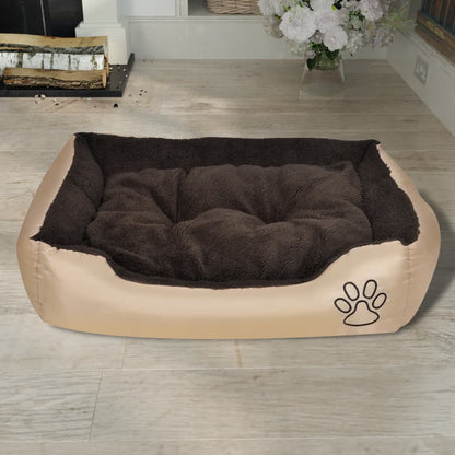 Lit chaud pour chiens avec coussin rembourré Taille XL