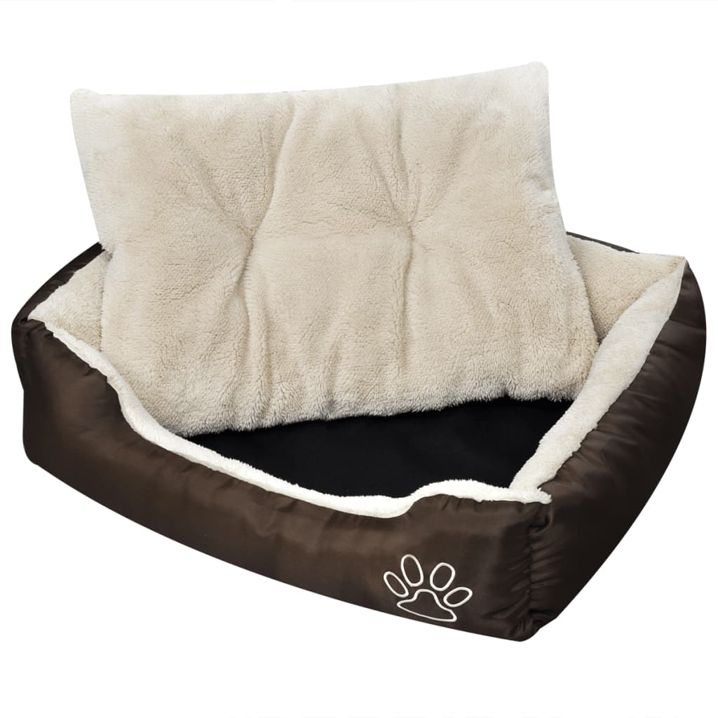 Lit chaud pour chiens avec coussin rembourré Taille S