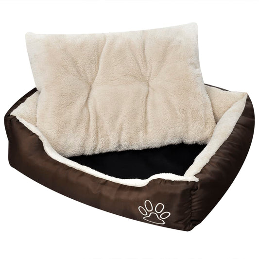 Lit chaud pour chiens avec coussin rembourré Taille S