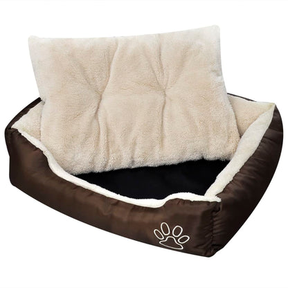 Lit chaud pour chiens avec coussin rembourré Taille M