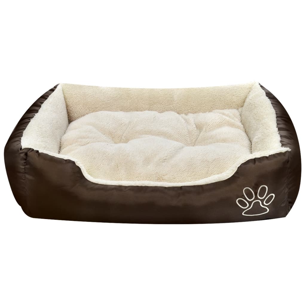 Lit chaud pour chiens avec coussin rembourré Taille M