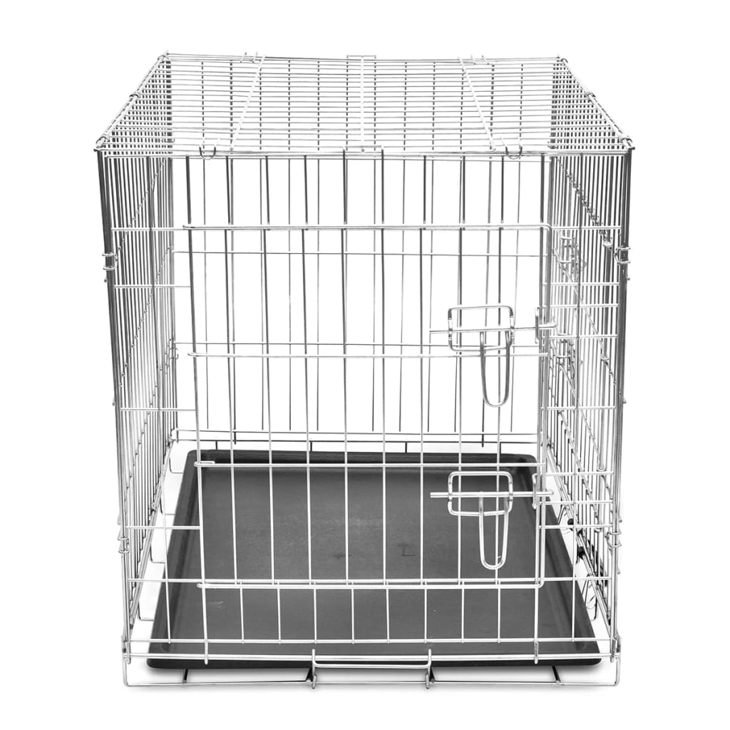 Cage métallique et pliable pour chiens M