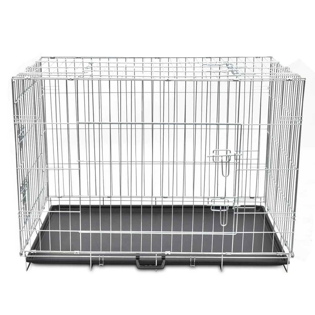 Cage métallique et pliable pour chiens XL