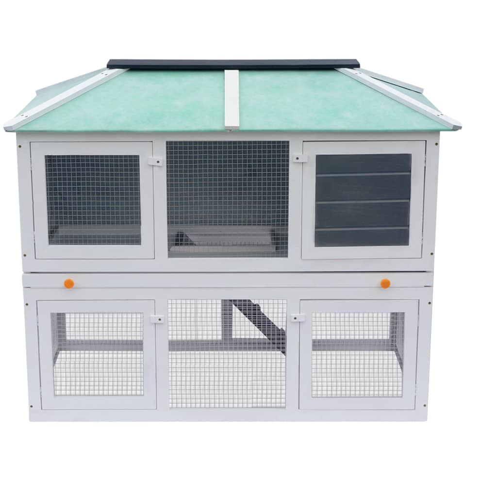 Cage double pour animaux Bois