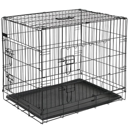 @Pet Caisse de transport pour chien 63x44x50,5 cm Métal Noir