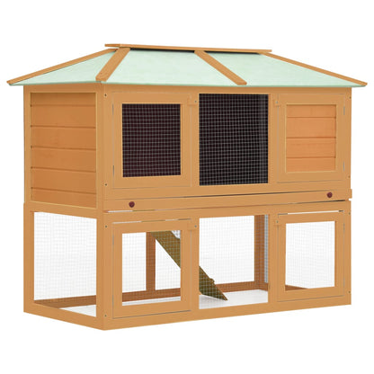 Cage double pour animaux Bois