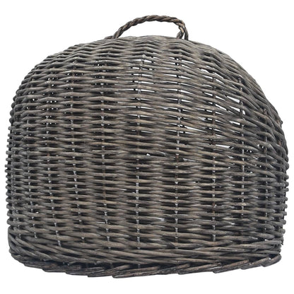 Cage de transport pour chats Gris 45x35x35 cm Saule naturel