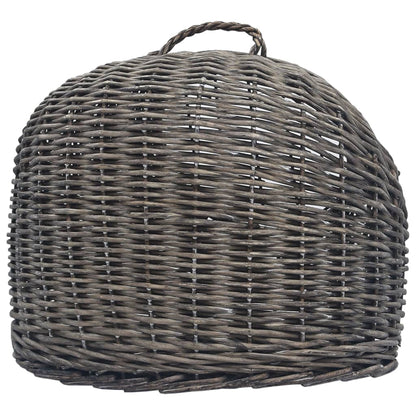 Cage de transport pour chats Gris 50x42x40 cm Saule naturel