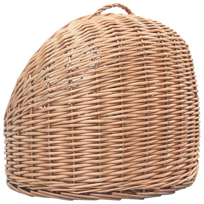 Cage de transport pour chats 45x35x35 cm Saule naturel