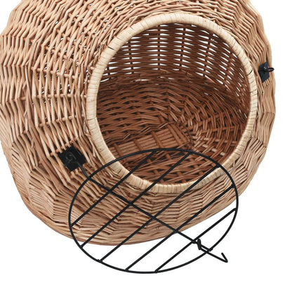 Cage de transport pour chats 50x42x40 cm Saule naturel