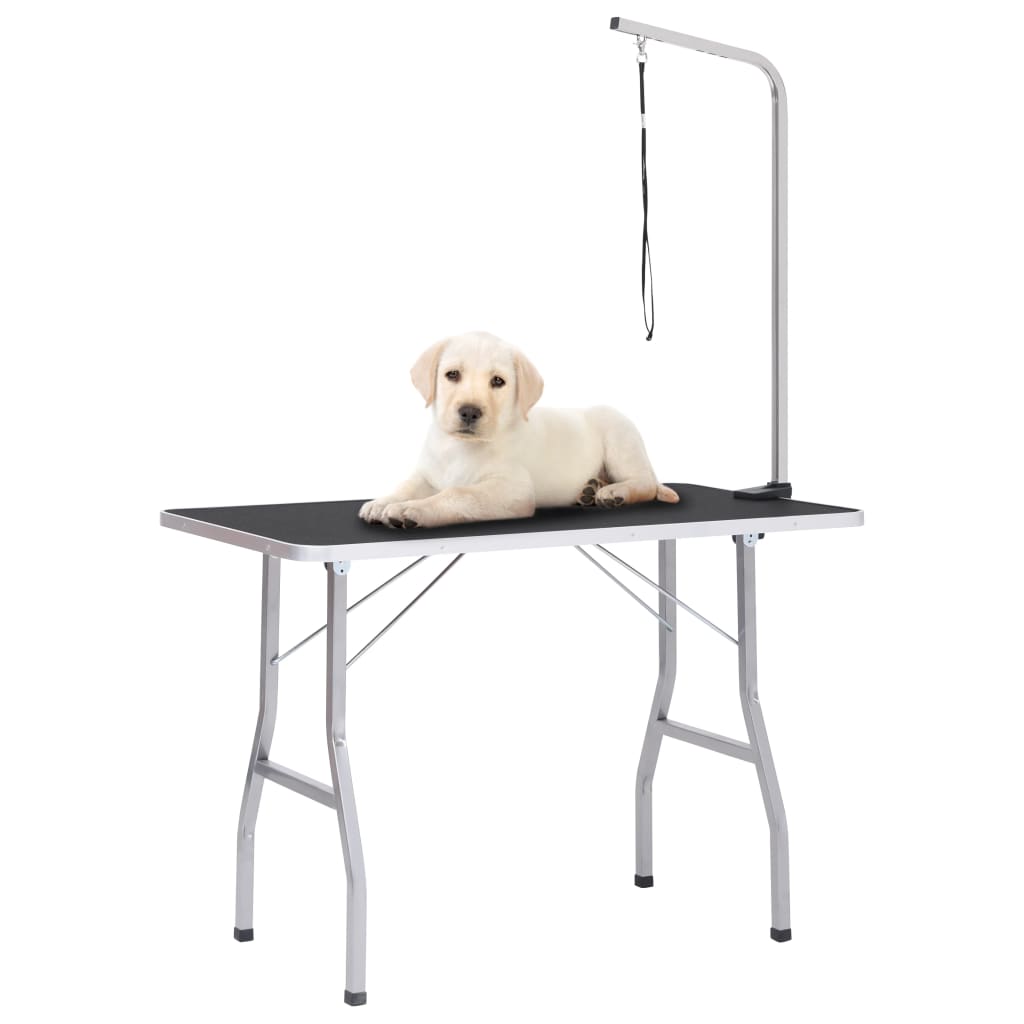 Table de toilettage réglable pour chiens avec 1 boucle