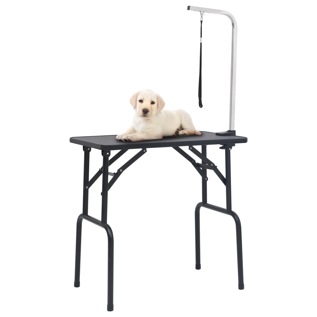 Table de toilettage réglable pour chiens avec 1 boucle