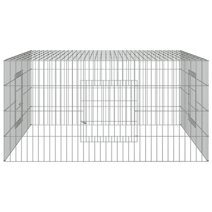 Cage à lapin 110x110x55 cm Fer galvanisé