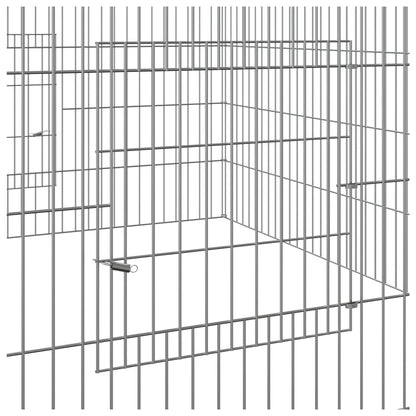 Cage à lapin 110x110x55 cm Fer galvanisé