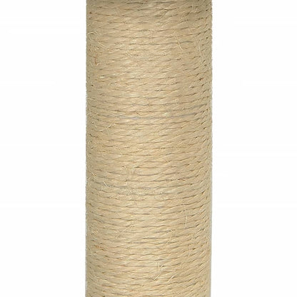 Arbre à chat avec griffoir en sisal Gris clair 74 cm