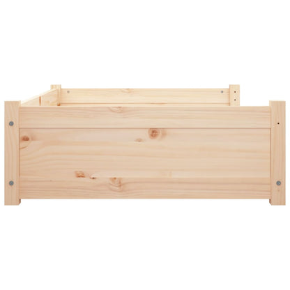 Lit pour chien 95,5x65,5x28 cm Bois de pin solide