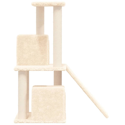 Arbre à chat avec griffoirs en sisal Crème 82 cm