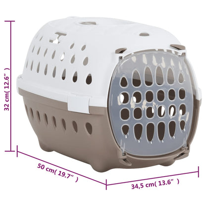 Cage de transport animaux de compagnie 50x34,5x32 cm