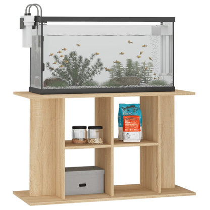 Support d'aquarium chêne sonoma 100x40x60cm bois d'ingénierie