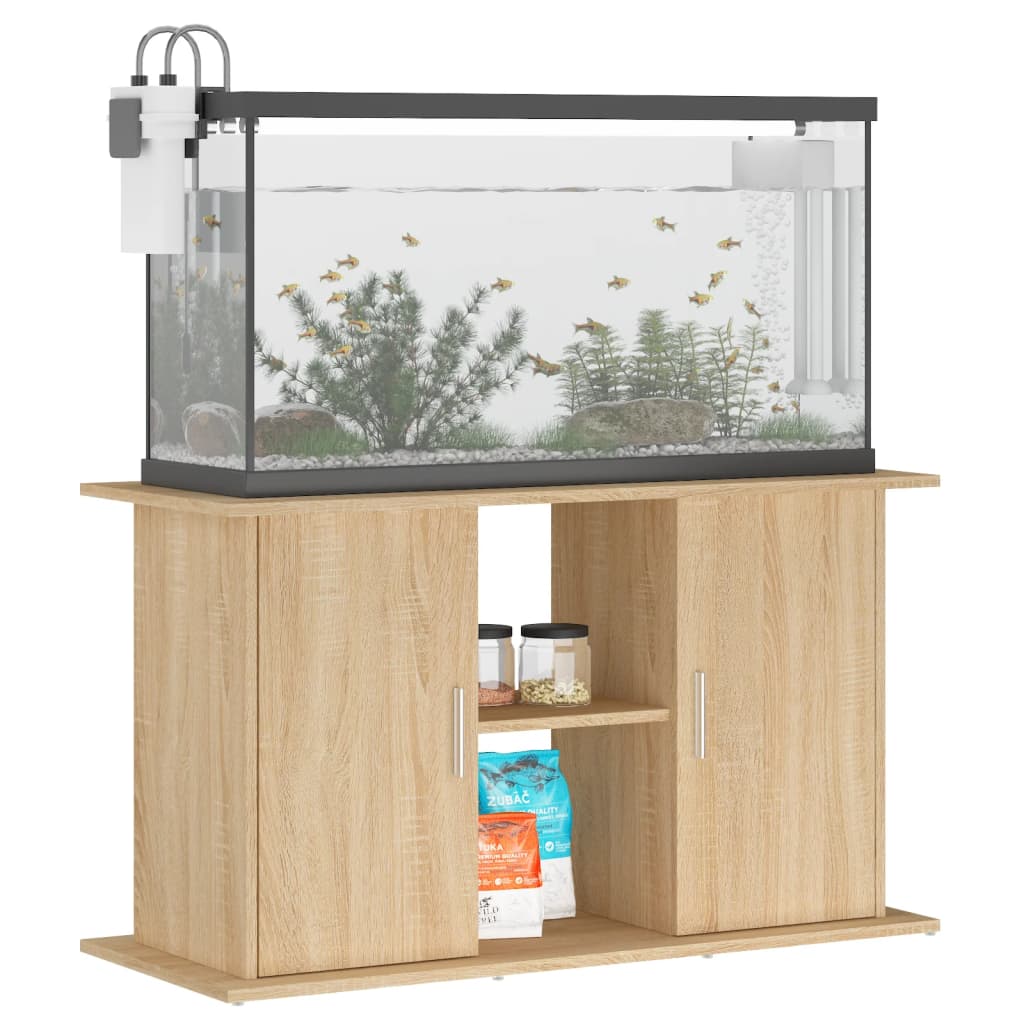 Support d'aquarium chêne sonoma 101x41x58 cm bois d'ingénierie