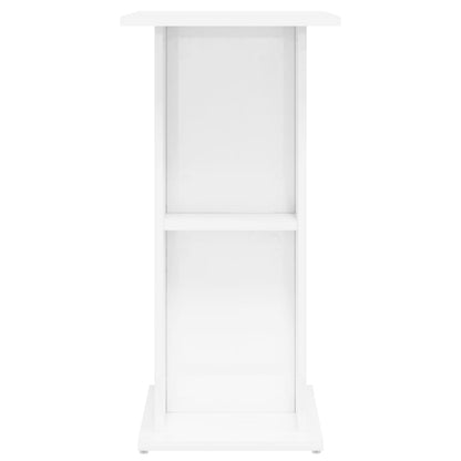 Support d'aquarium blanc brillant 60,5x36x72,5 cm