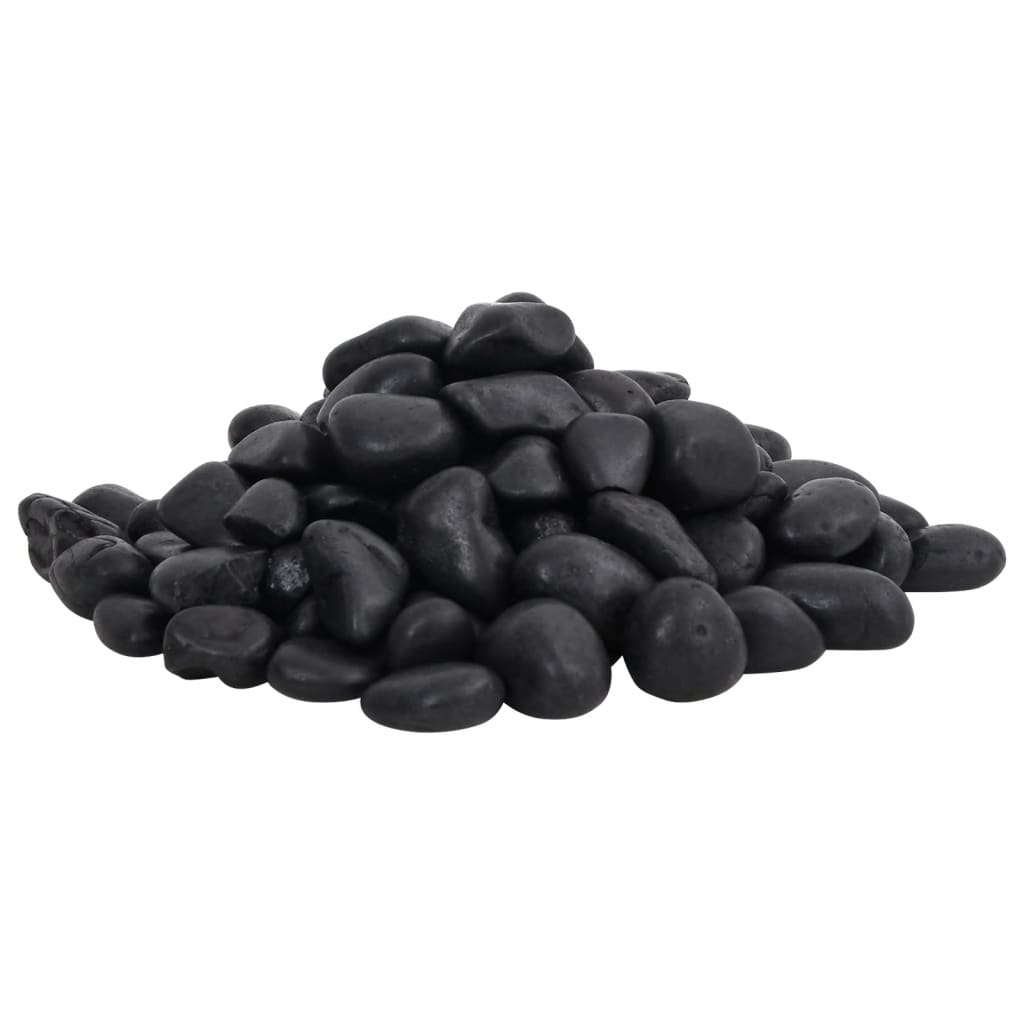 Galets polis 10 kg noir 2-5 cm