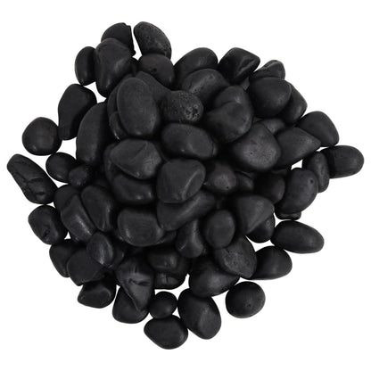 Galets polis 10 kg noir 2-5 cm