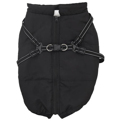 Manteau pour chiens avec harnais imperméable réfléchissant 4XL