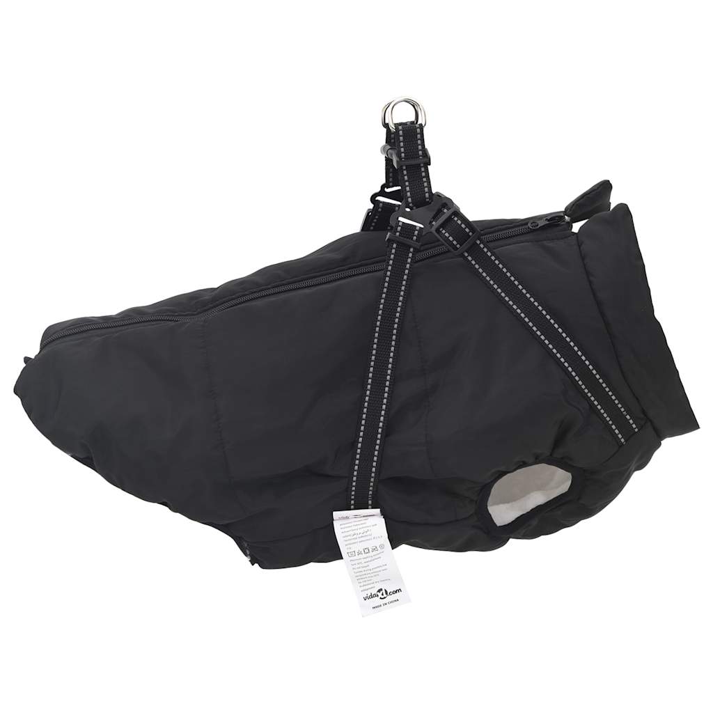 Manteau pour chiens avec harnais imperméable réfléchissant 4XL