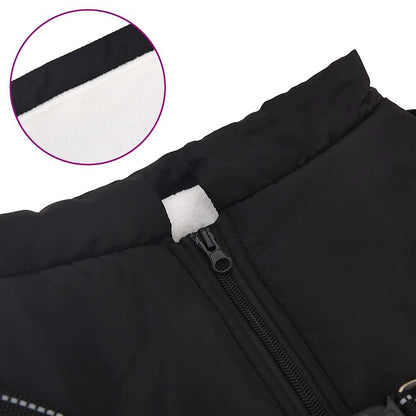 Manteau pour chiens avec harnais imperméable réfléchissant 4XL