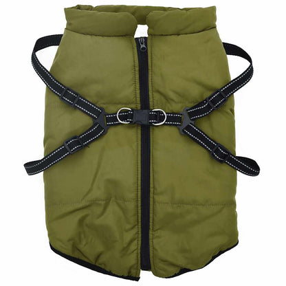 Manteau pour chiens avec harnais imperméable réfléchissant 3XL