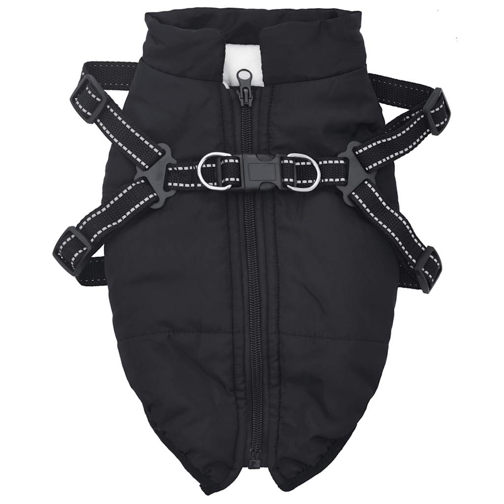 Manteau pour chiens avec harnais imperméable réfléchissant S