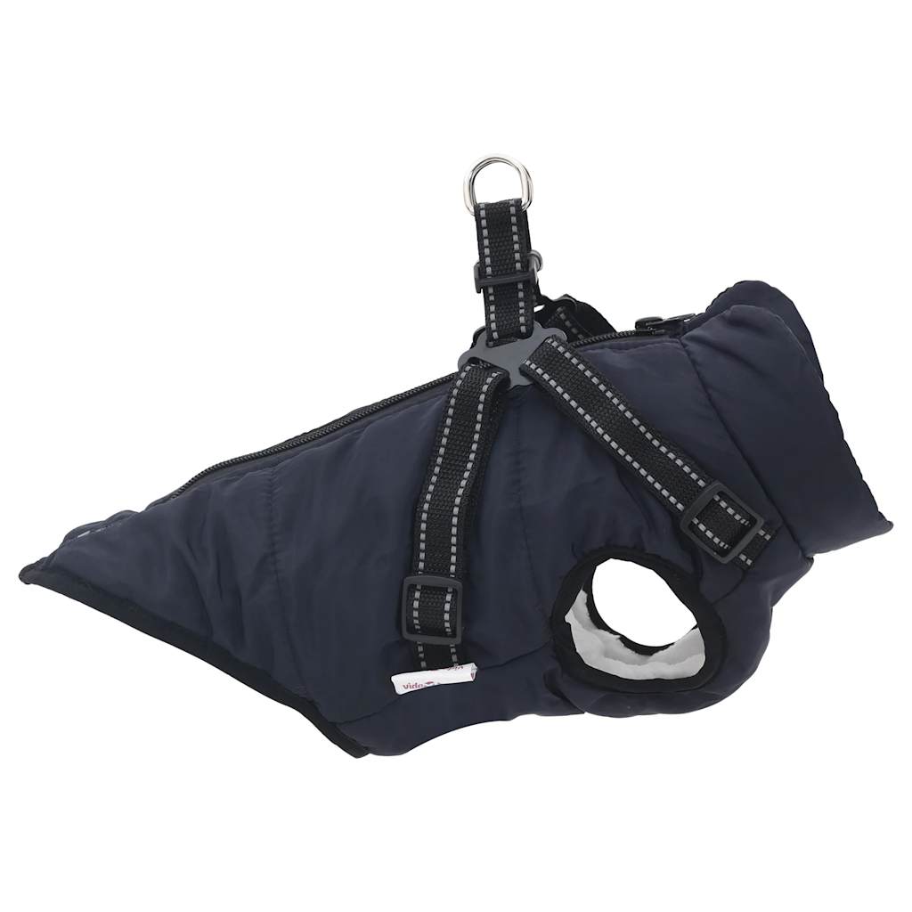 Manteau pour chiens avec harnais imperméable réfléchissant M