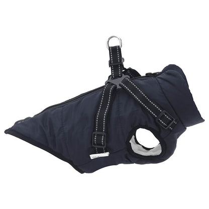 Manteau pour chiens avec harnais imperméable réfléchissant L