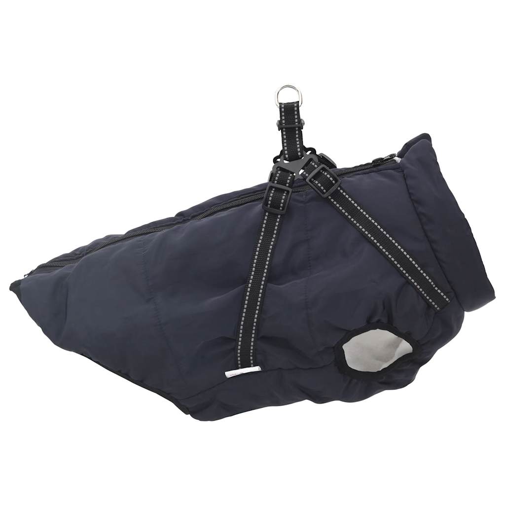 Manteau pour chiens avec harnais imperméable réfléchissant 4XL